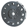 VDI50 TURRET TOOL DISC VDI AXIAL 12 TOOLS PCD=400 mm FOR PRAGATI BTP125 LEFT HAND
